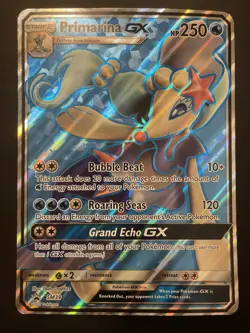 Pokemon TCG - Primarina GX - SM39 Jumbo - Oversized Black Star Promo - Image 1