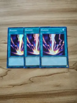 Yu-Gi-Oh! - Raigeki 3X - Full Playset - Super Rare / Holo - Image 1