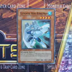 1x Elemental Hero Bubbleman - Super Rare - YSDJ-EN017 - 1st Ed - LP - Image 1