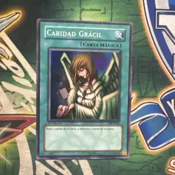 Yugioh! Graceful Charity BIP-S040 Super Rare 1st Edition Spanish NM - Image 1
