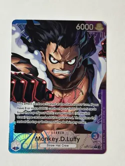 Monkey.D.Luffy (040) (Alternate Art) OP11-040 A Fist of Divine Speed Foil - Image 1