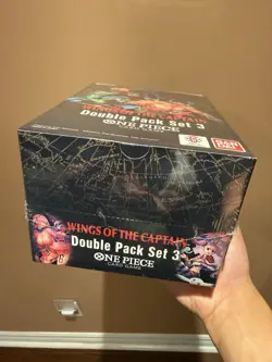 One Piece Wings Of The Captain 8 Double Booster Packs DP03 *SEALED* Display Case - Image 2