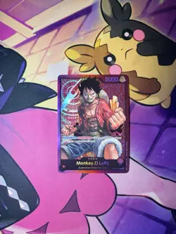 Monkey.D.Luffy Leader Foil Pre-Errata - NM - One Piece TCG - ST01-001 - English - Image 1