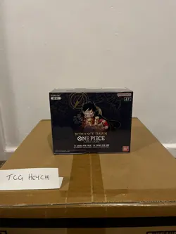 One Piece - OP01 - Romance Dawn - Booster Box- English - Sealed - White Bottom - Image 1