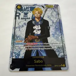 One Piece TCG English OP13-120 Sabo Alt Art Parallel - Image 2