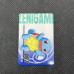 Squirtle 007 Mini Carddass Animation Version Japanese Pokemon Card - Image 3