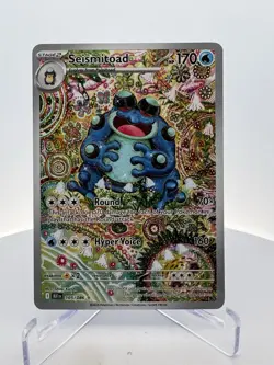 Seismitoad 105/086 Illustration Rare Sv: Black Bolt Pokemon Card English NM - Image 1