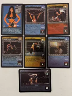 WWF WWE Raw Deal Chyna Card Lot -- All Foil - Image 1