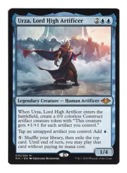 MTG English Urza, Lord High Artificer NM Normal Modern Horizons - Image 1
