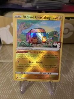 Radiant Charjabug Pokemon Prize Pack Series 3 Promo Pokemon Card NM/LP - Image 1