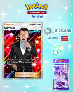 Pokemon TCG (Trading Card Game) Pocket | Giovanni Full Art Card - Image 1