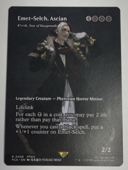 MTG Emet-Selch, Ascian / K'rrik, Son of Yawgmoth (Borderless) - Image 1