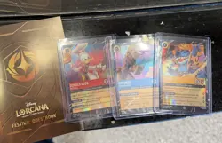 Disney Lorcana Magical Places Stitch Rapunzel Donald Duck EPCOT Promo Cards - Image 1