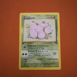 Pokemon Cards: Jungle 1st Edition Common: Exeggcute 52/64 4th print Dutch - Image 1
