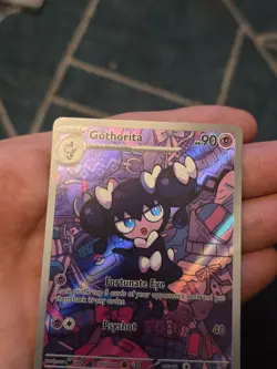 Pokemon TCG Gothorita 125/086 White Flare Full Art Illustration Rare Card NM - Image 3