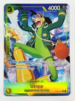 Usopp ST29-002 Parallel ST Promo One Piece Card English ALT ART RARE - OFFERS! - Image 1