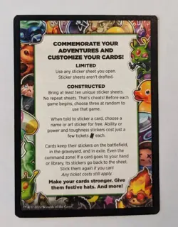 Unfinity Sticker Sheet Set - 1x each sheet #1-#48 - MTG UNF - Image 5