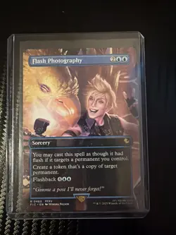 Flash Photography Borderless Final Fantasy Commander MTG NM - Image 1
