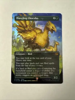 Traveling Chocobo (Borderless) (Chocobo Track Foil) Final Fantasy Foil - Image 1