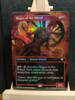 Magus of the Wheel (Borderless FOIL) - Commander Masters - NM (see pics) MTG - Image 1