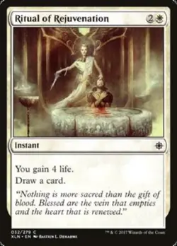 MTG 1x Ritual of Rejuvenation Foil Ixalan Magic the gathering - Image 1