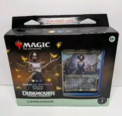 MTG Duskmourn: House of Horror Commander Deck - Miracle Worker NEW Sealed - Image 1