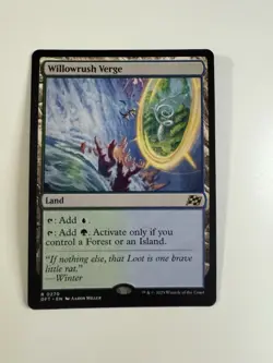 1x Willowrush Verge - Aetherdrift - NM - MTG - Image 1