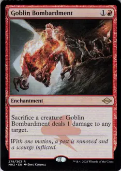 MTG Goblin Bombardment (279) | NM | Modern Horizons 2 {MH2} - Image 1