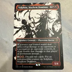 Solphim, Mayhem Dominus #312 - Showcase - Non-Foil - Phyrexia: All Will Be One - Image 1