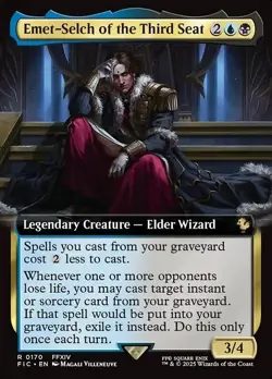 Emet-Selch of the Third Seat (Extended Art) Commander: Final Fantasy Foil - Image 1