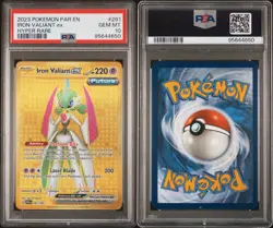 Iron Valiant ex Hyper Rare | PSA 10 | SV04: Paradox Rift #261 Pokemon - Image 3