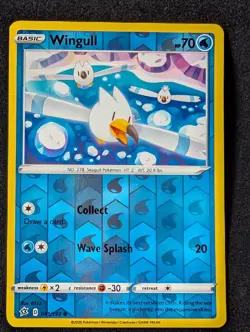Wingull 041/192 - Swsh02 Rebel Clash Reverse Holo LP Pokemon TCG - Image 1