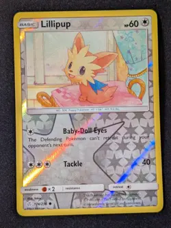 Lillipup 174/236 - SM Cosmic Eclipse Reverse Holo LP Pokemon TCG - Image 1