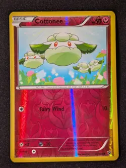 Cottonee 70/124 - Fates Collide Reverse Holo LP Pokemon TCG - Image 1