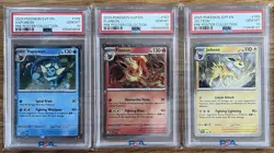 Pokemon Prismatic Evolutions Flareon Vaporeon Jolteon Promo PSA 10 Set (3) - Image 1