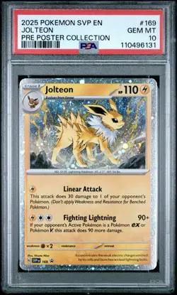 Pokemon Prismatic Evolutions Flareon Vaporeon Jolteon Promo PSA 10 Set (3) - Image 3