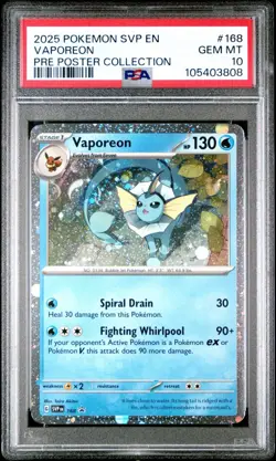 Pokemon Prismatic Evolutions Flareon Vaporeon Jolteon Promo PSA 10 Set (3) - Image 4