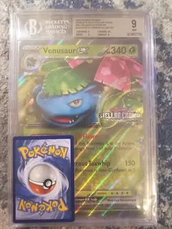 2025 POKEMON STELLAR CROWN VENUSAUR EX JUMBO BGS 9 MINT PREMIUM COLLECTION PSA - Image 1