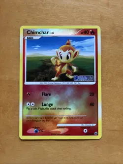 Chimchar 56/100 Reverse Holo Stamped Platinum Pokemon TCG - Image 1