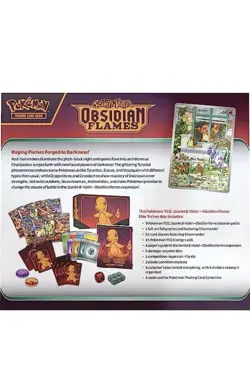 Pokemon TCG Scarlet & Violet Obsidian Flames Elite Trainer Box Factory Sealed - Image 1