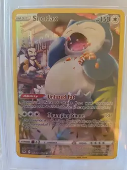 SNORLAX-2022 POKEMON SWSH FA LOST ORIGIN #TG10- PSA MINT 9 - Image 2