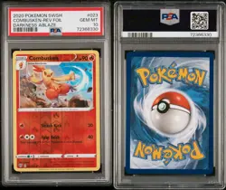 2020 POKEMON SWSH DARKNESS ABLAZE #023 COMBUSKEN-REV.FOIL PSA 10 - Image 3