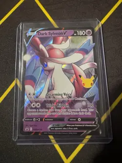 2021 Pokemon TCG Black Star Promo Dark Sylveon V SWSH134 NM - Image 1