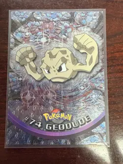 Geodude Topps Chrome Pokemon TV Animation Edition #74 2000 - Image 1