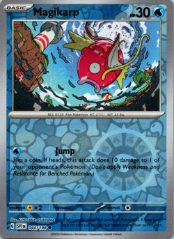 Pokemon TCG Magikarp Scarlet & Violet Base Set 044/198 Reverse Holo Common - Image 1