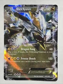 Black Kyurem EX Ultra Rare Boundaries Crossed 101/149 Pokemon TCG - Image 1