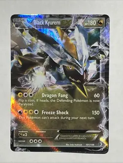Black Kyurem EX Ultra Rare Boundaries Crossed 101/149 Pokemon TCG - Image 2