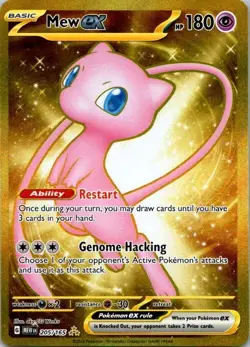 Pokemon TCG Mew ex 205/165 Sv: Scarlet & Violet 151 Holo NM (SKU 1-1) - Image 1