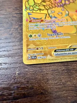 Pokemon Pikachu ex Tera Gold Secret Rare - 179/131 - Prismatic Evolutions - Image 2
