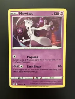 Mewtwo - Crown Zenith (CRZ) 059/159 Holo Rare Pokemon TCG - Image 1